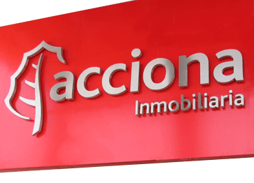 letra corpórea de acero inoxidable